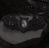 Gothic Schmuck Set in Wunschfarbe aus Fledermaus Haarspange und Choker schwarz als Halloween Schmuck zu Gothic Weihnachten -Barrettes & Clips- BloodyBrilliants