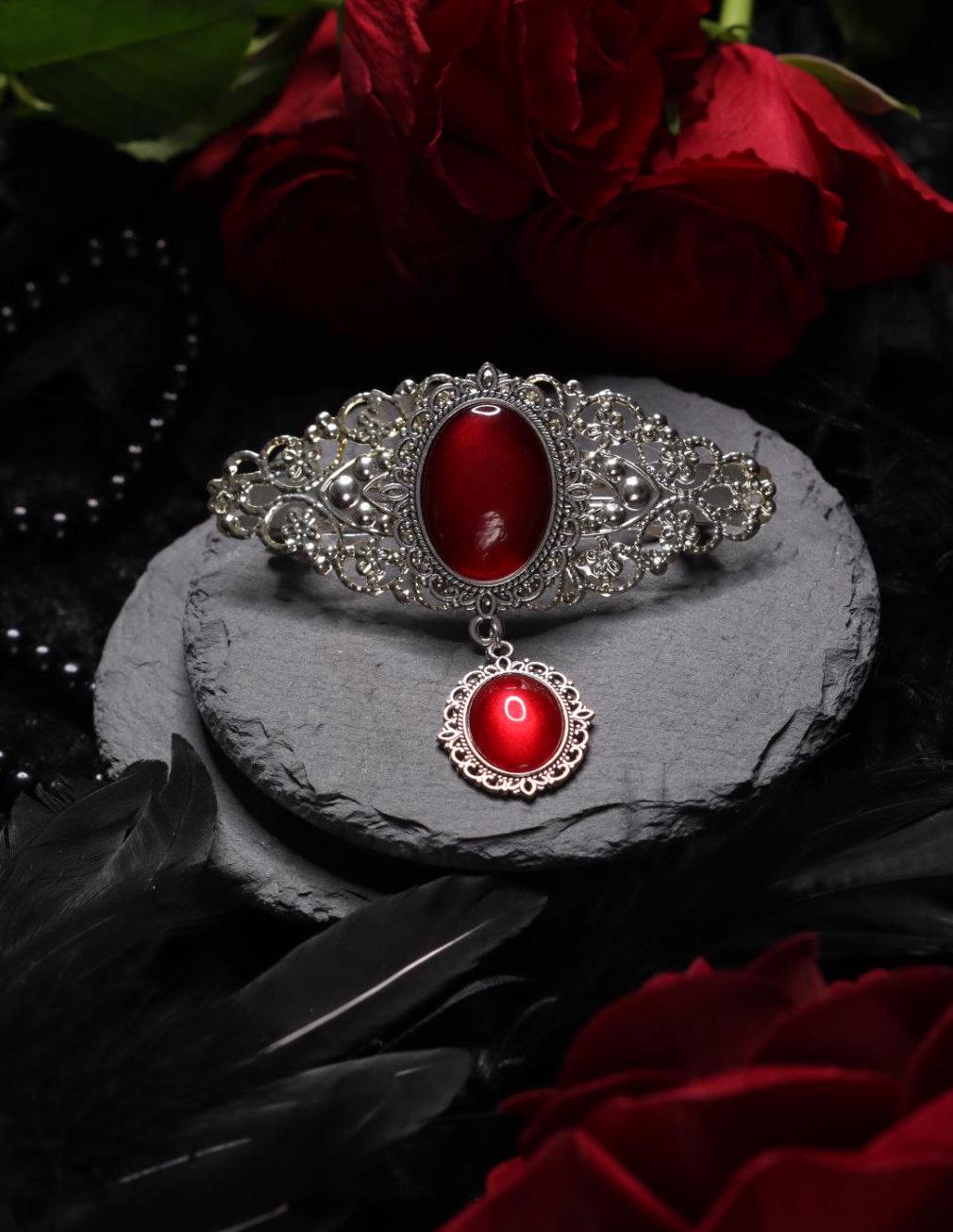 Haarspange bronze viktorianisch Haarschmuck und Haarclip für Steampunk und als Vintage Geburtstagsgeschenk, Stern Haarspange -Hair Jewelry- BloodyBrilliants