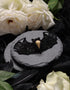 Fledermaus Haarspange mit Vogelschädel als Gothic Haarschmuck schwarz & Halloween Schmuck für Vampir Kostüm und Pagan Gothic Outfits -Hair Jewelry- BloodyBrilliants