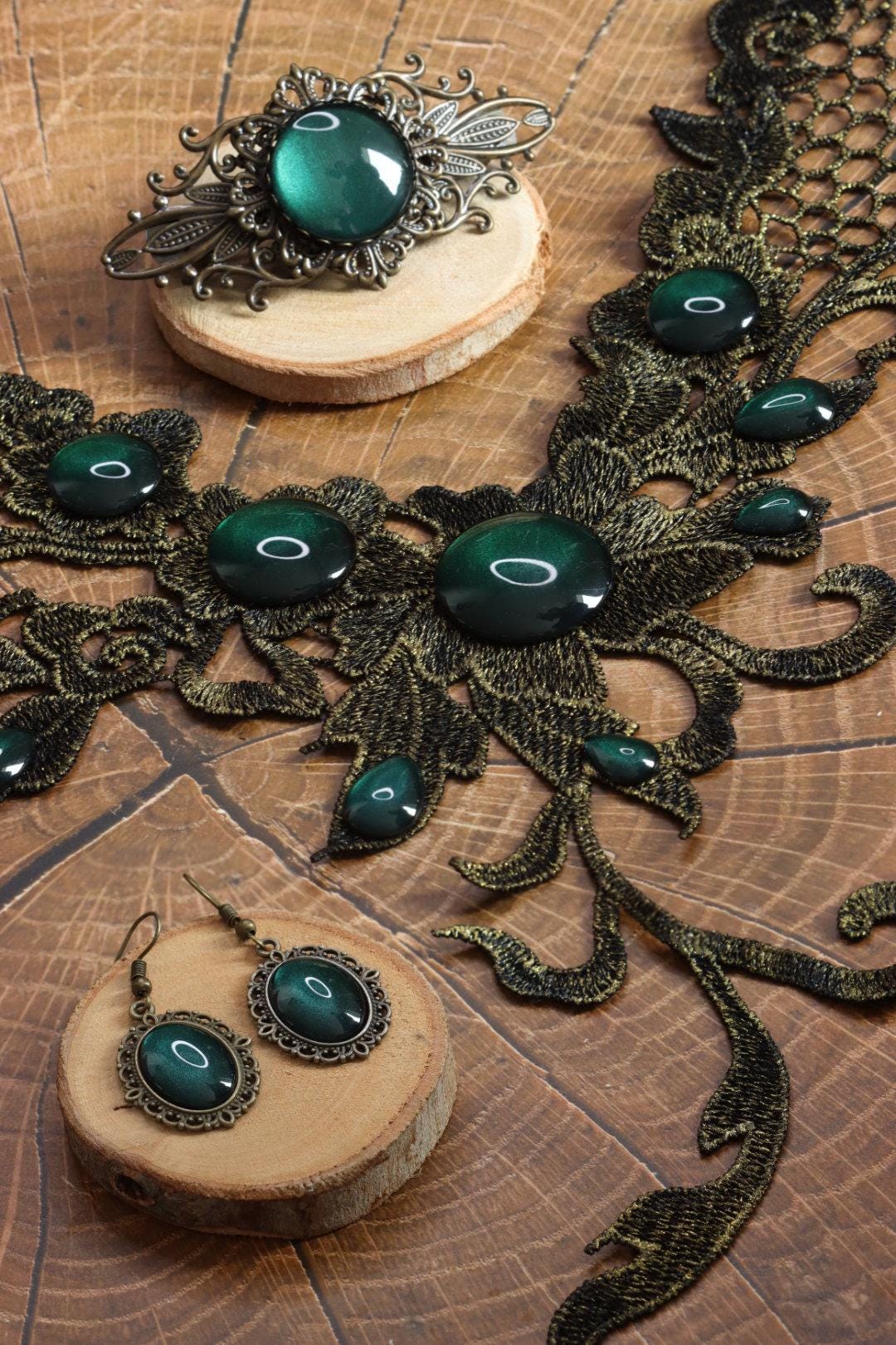 Collier Blumenranke bronze -Chokers- BloodyBrilliants