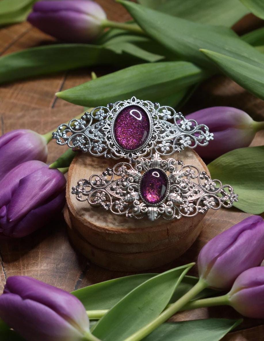 Haarspange bronze viktorianisch Haarschmuck und Haarclip für Steampunk und als Vintage Geburtstagsgeschenk, Stern Haarspange -Hair Jewelry- BloodyBrilliants