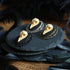 Vogel Schädel Brosche gold als Gothic Schmuck für Dark Academia Outfit, Mittelalter Schmuck für Hexen Adventskalender, Steampunk Stil -Brooches- BloodyBrilliants