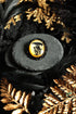 Schädel Zylinder Rabe Anhänger und Ohrringe in schwarz als Vintage Kette für Gothic Outfit und als Cosplay Schmuck -Pendants- BloodyBrilliants
