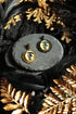 Schädel Zylinder Rabe Anhänger und Ohrringe in schwarz als Vintage Kette für Gothic Outfit und als Cosplay Schmuck -Pendants- BloodyBrilliants