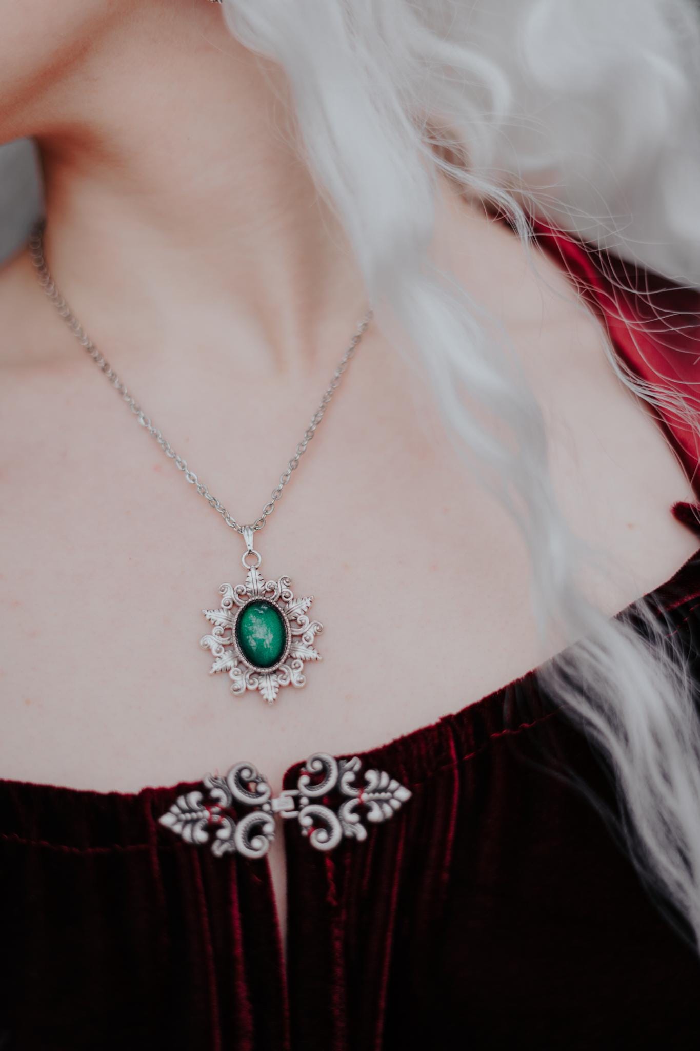 Stern Kette in Wunschfarbe, Vintage Schmuck gold, 20er Jahre Accessoires & Mittelalter Schmuck, Vintage Weihnachten, bronze Kette mit Stern -Pendants- BloodyBrilliants