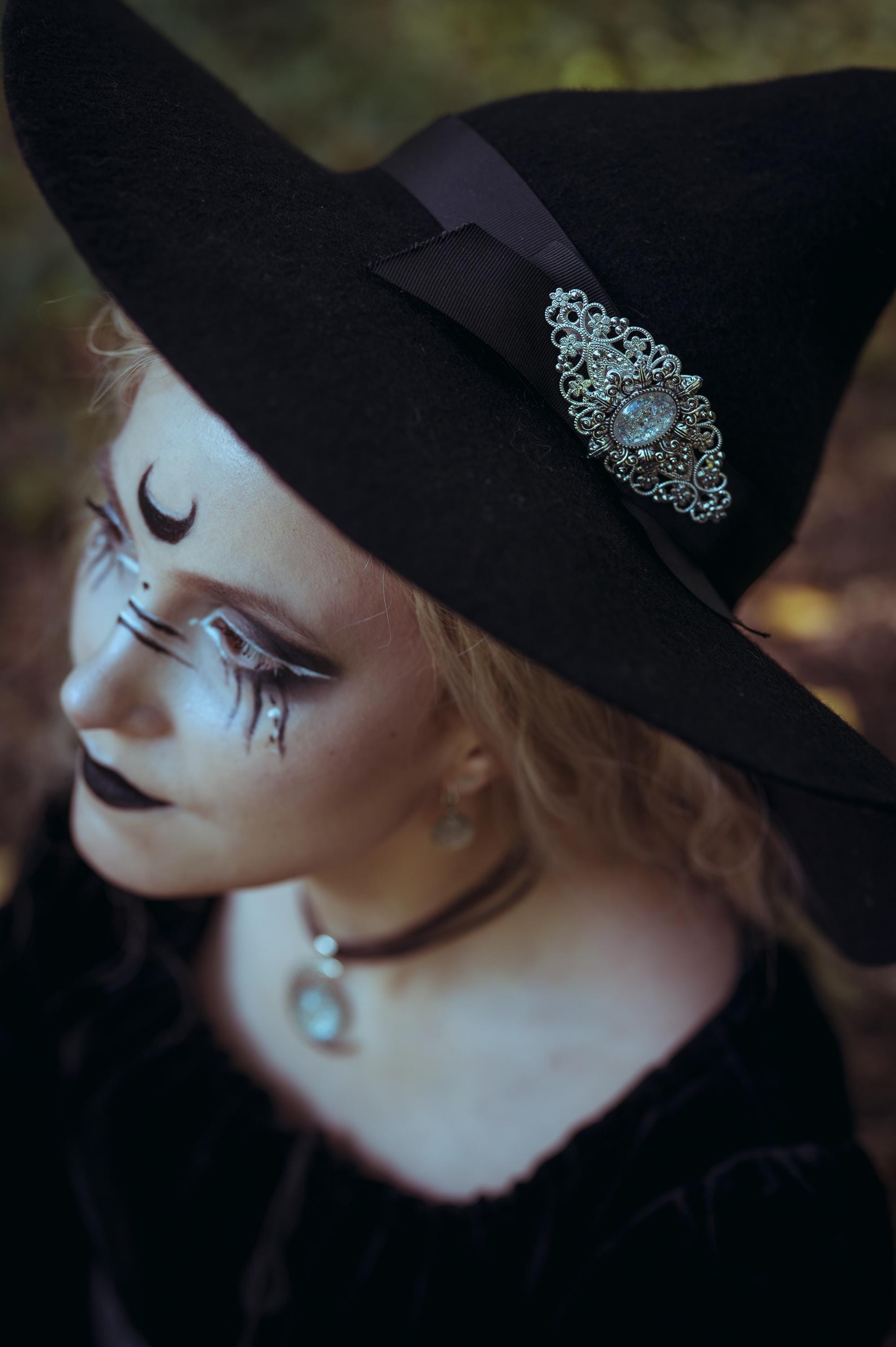 Haarspange silber Victorian als Vintage Schmuck und Mittelalterlicher Haarschmuck für Weihnachten als Gothic Schmuck & Sternhaarspange -Hair Jewelry- BloodyBrilliants