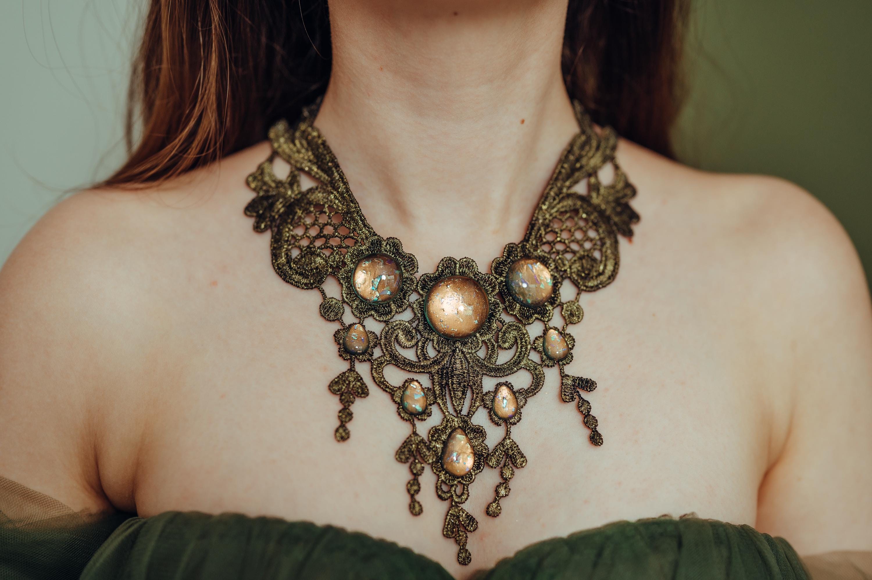 Collier bronze Libelle -Chokers- BloodyBrilliants
