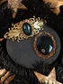 Haarspange & Brosche gold als Weihnachts Schmuckset in Wunschfarbe, Vintage Schmuck für Mittelalter Adventskalender Dark Academia Accessoire -Jewelry Sets- BloodyBrilliants