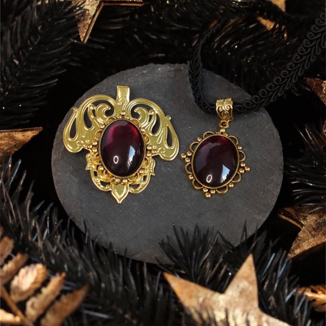 Choker gold in Wunschfarbe, Kette gold grün für Vintage Weihnachten & Weihnachtsfeier Outfit, 20er Jahre Accessoires gold, Choker schwarz -Chokers- BloodyBrilliants