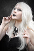 Collier Libelle schwarz -Chokers- BloodyBrilliants