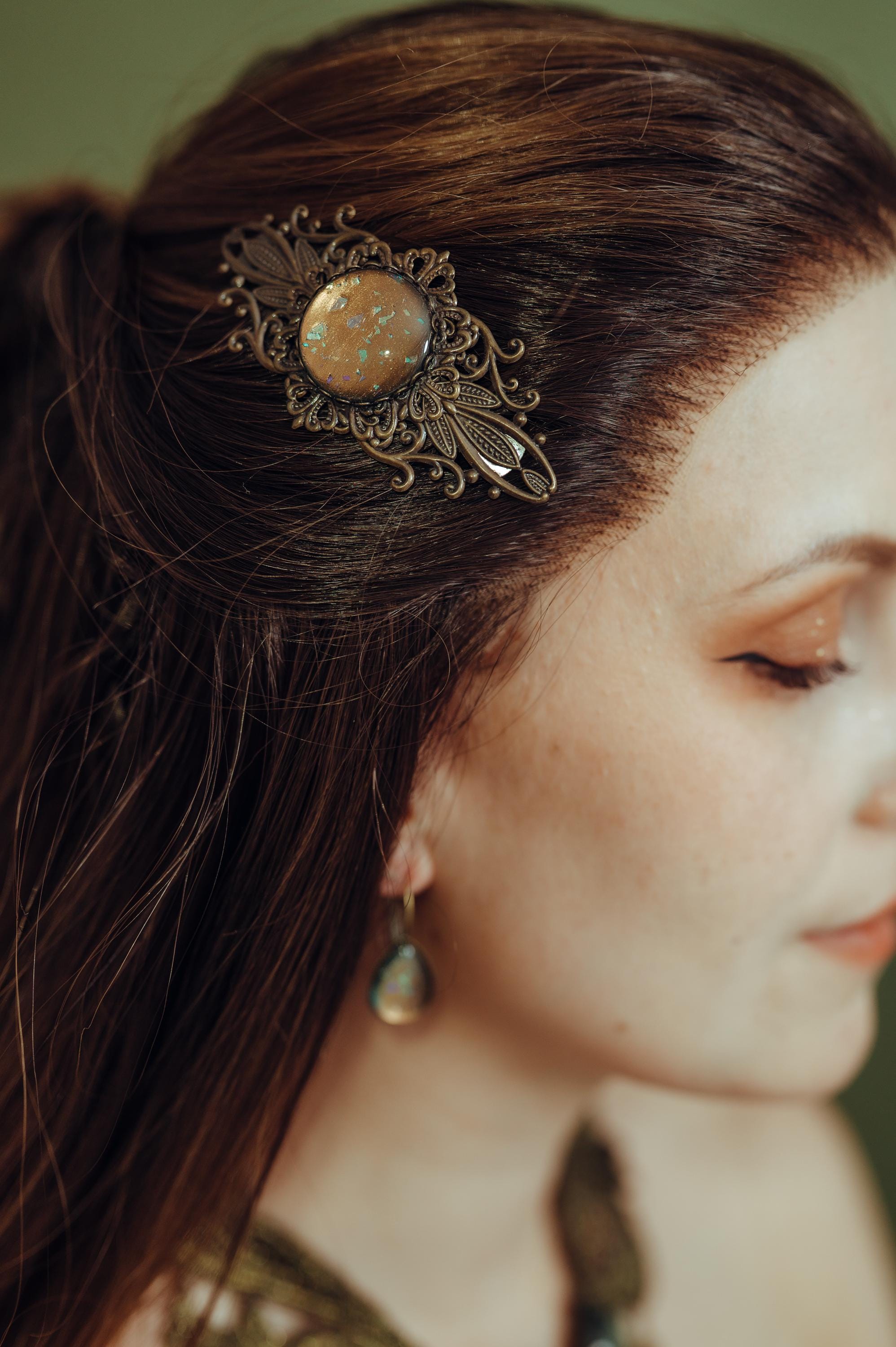 Bronze Schmuckset Rund Tropfen -Chokers- BloodyBrilliants