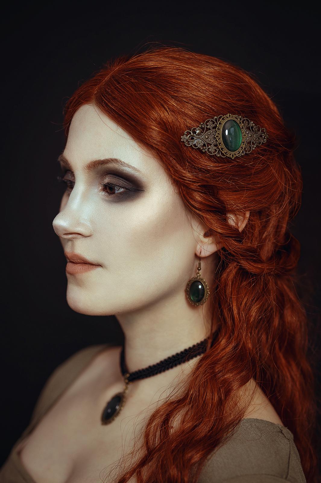 Haarspange bronze viktorianisch Haarschmuck und Haarclip für Steampunk und als Vintage Geburtstagsgeschenk, Stern Haarspange -Hair Jewelry- BloodyBrilliants