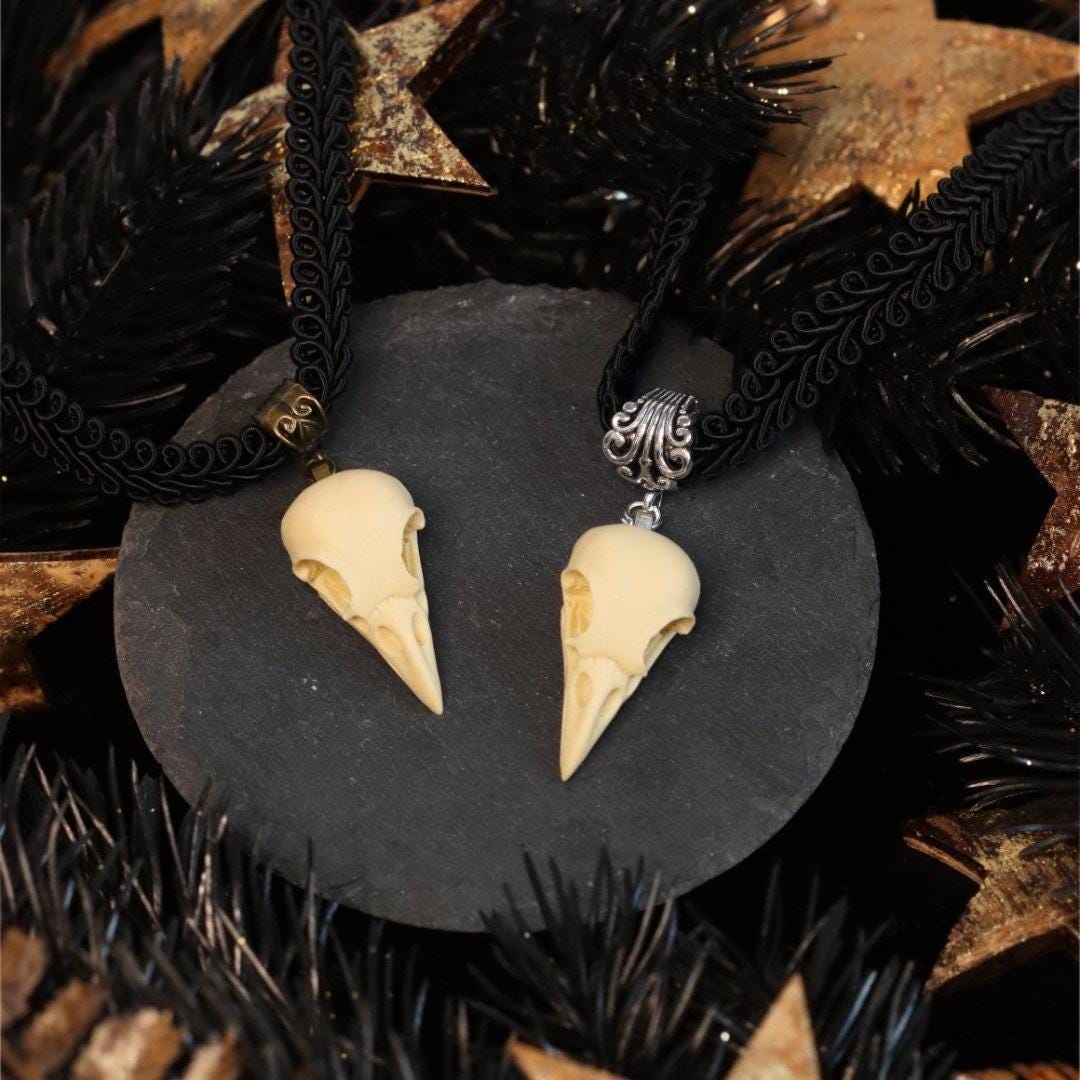 Choker mit Katzenschädel Anhänger -Chokers- BloodyBrilliants