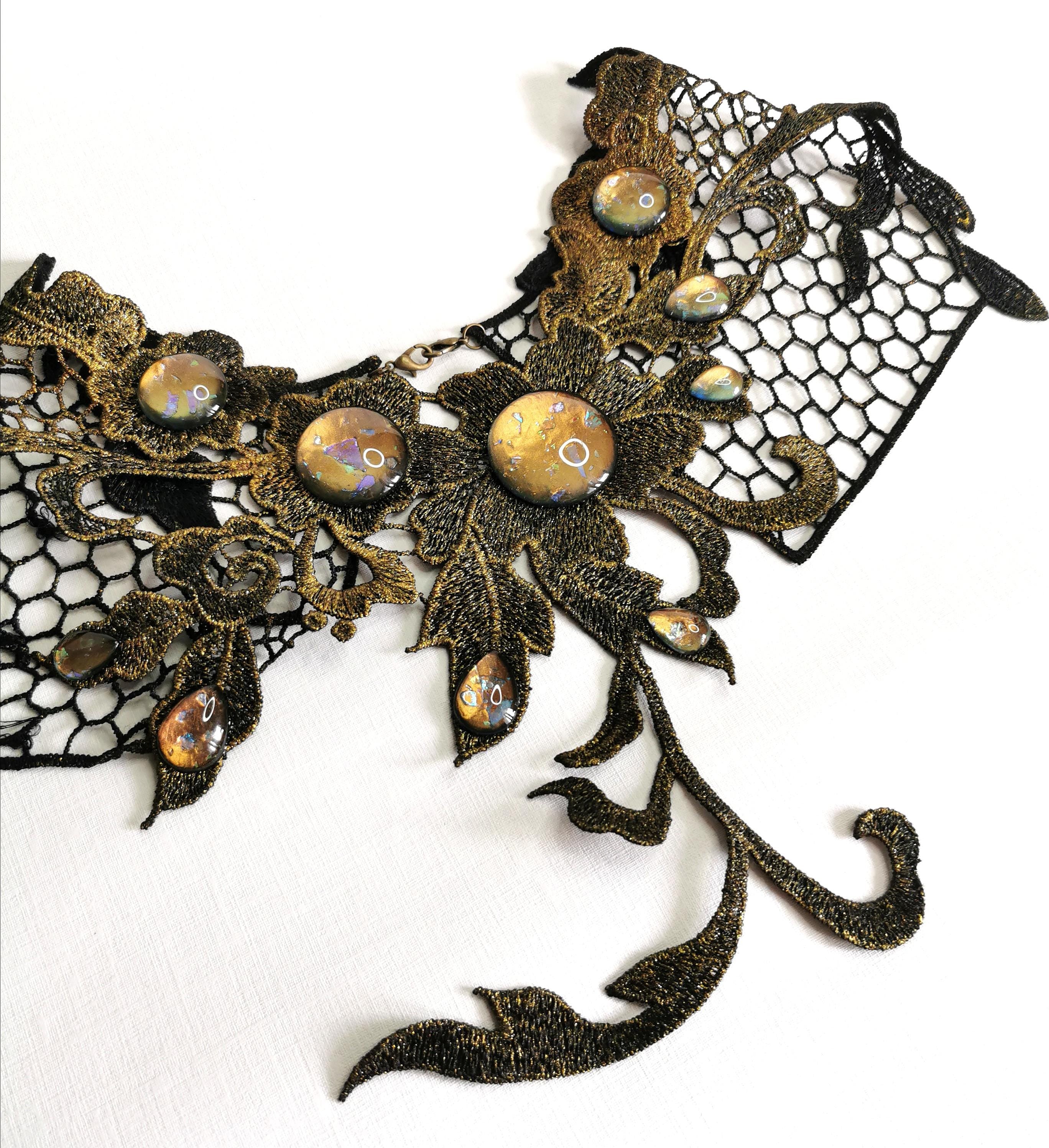 Collier Blumenranke bronze -Chokers- BloodyBrilliants