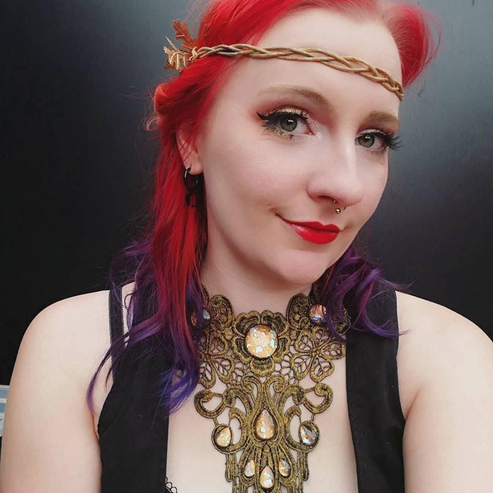 Bronze Schmuckset Rund Tropfen -Chokers- BloodyBrilliants