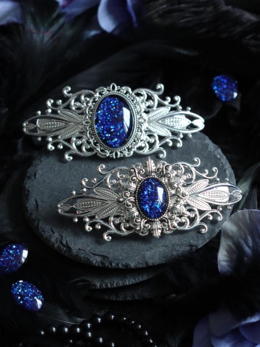 Haarspange bronze Jugendstil Haarschmuck und Haarclip als Cosplay Accessoire und Steampunk Geburtstagsgeschenk -Hair Jewelry- BloodyBrilliants