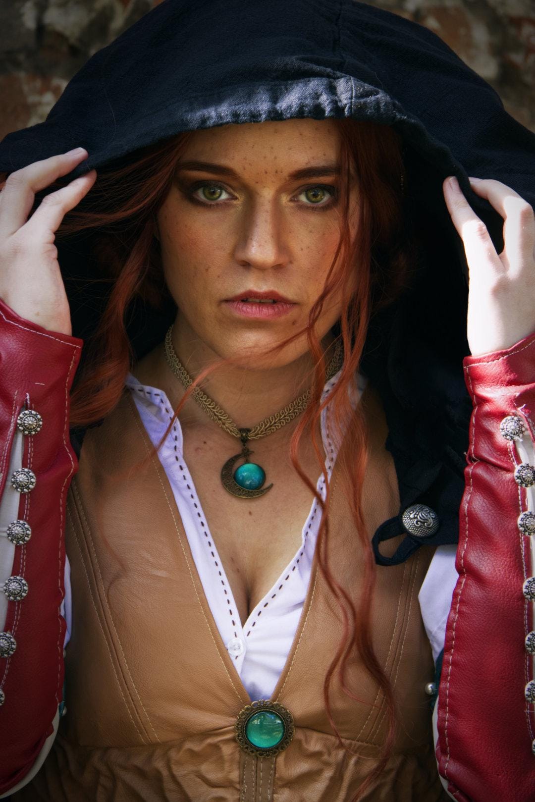 Mond Kette in Wunschfarbe - Choker gold als Vintage Schmuck mit Mond Anhänger, Dark Academia Style für Hexen Adventskalender, Mond Schmuck -Chokers- BloodyBrilliants