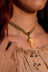 Choker mit Vogelschädel Anhänger als Gothic Halsband aus Spitze für Cosplay Outfit oder LARP Kostüm für Halloween Adventskalender -Chokers- BloodyBrilliants