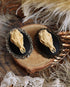 Hirsch Schädel Brosche schwarz als Gothic Schmuck für Dark Academia Outfit, Totenkopf Schmuck Hirsch ohne Geweih, Mittelalter Schmuck Ostern -Brooches- BloodyBrilliants