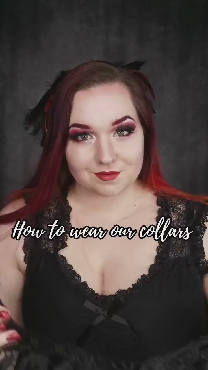 Gothic Schmuckset Wunschfarbe aus Collier, Fledermaus Haarspange und Ohrringen mit farbigen Glassteinen für Hexen Outfit und Gothic Hochzeit