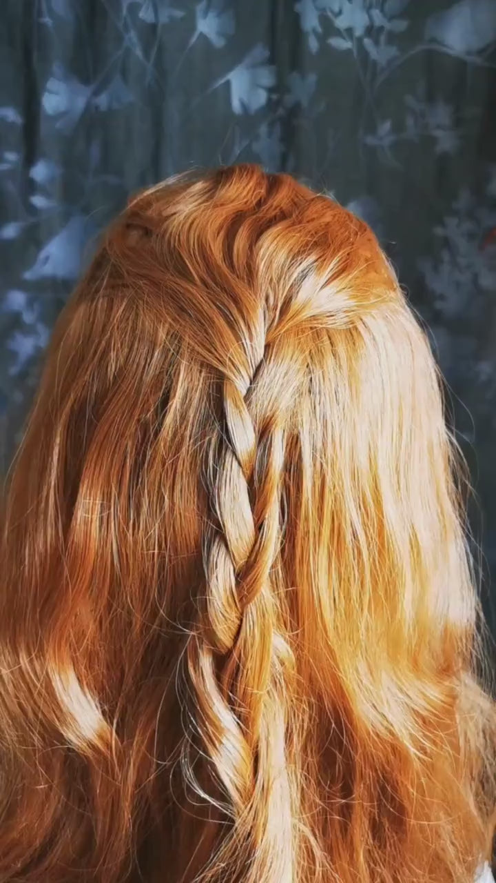 Haarclip silber Jugendstil, Haarschmuck und Brosche als Cosplay Schmuck und Geburtstagsgeschenk