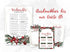 Weihnachten Checklisten in rot mit Tanne