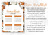 Weihnachten Checklisten in Orange