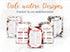 Weihnachten Checklisten in Orange
