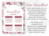 Weihnachten Checklisten in Rosa