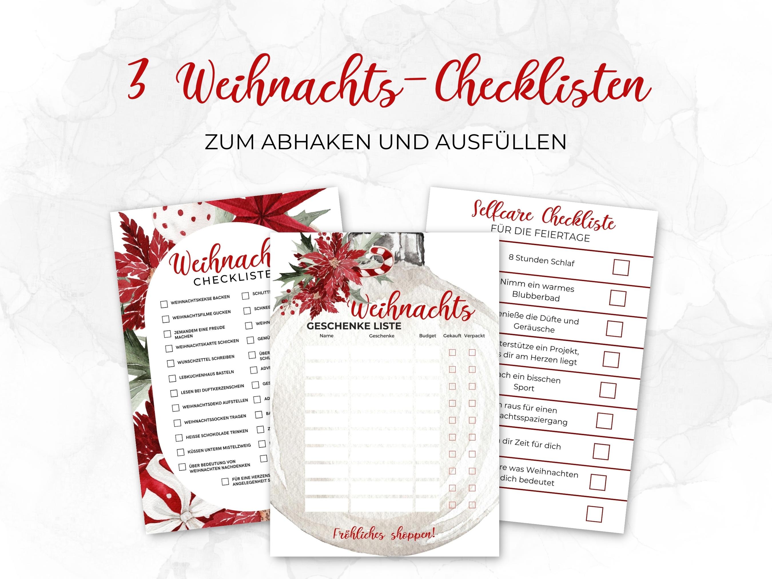 Weihnachten Designbundle rot