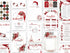 Weihnachten Designbundle rot