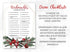 Weihnachten Checklisten in rot mit Tanne