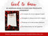 Weihnachten Checklisten in rot mit Tanne