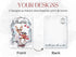 Spooky Christmas Postkarte mit Rudolf dem Rentier
