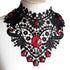 Collier schwarz Flügel
