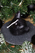 Kerze kleine Katze in schwarz