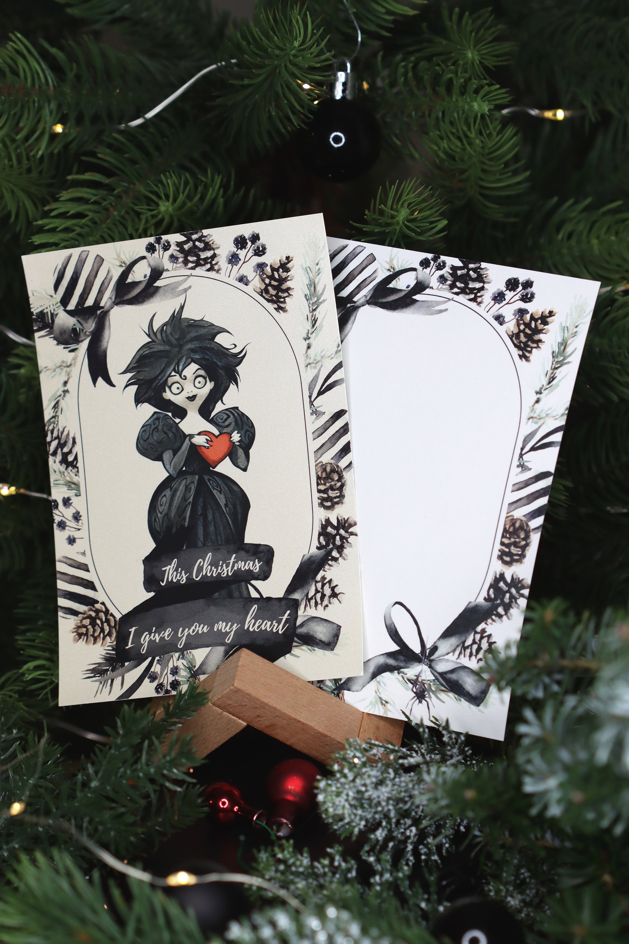 Postkarte Christmas Heart