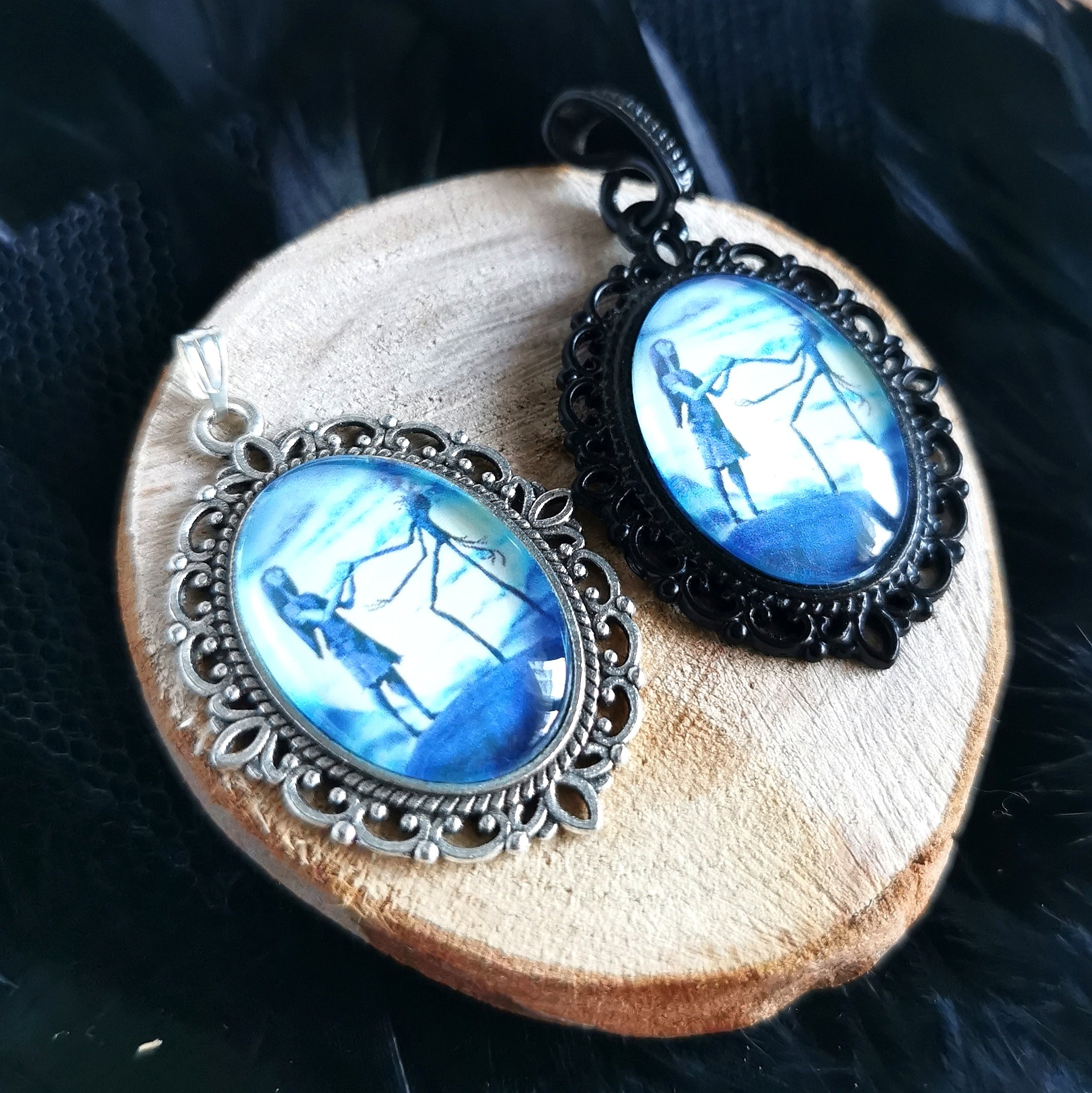 Motivschmuck Jack & Sally Hügel