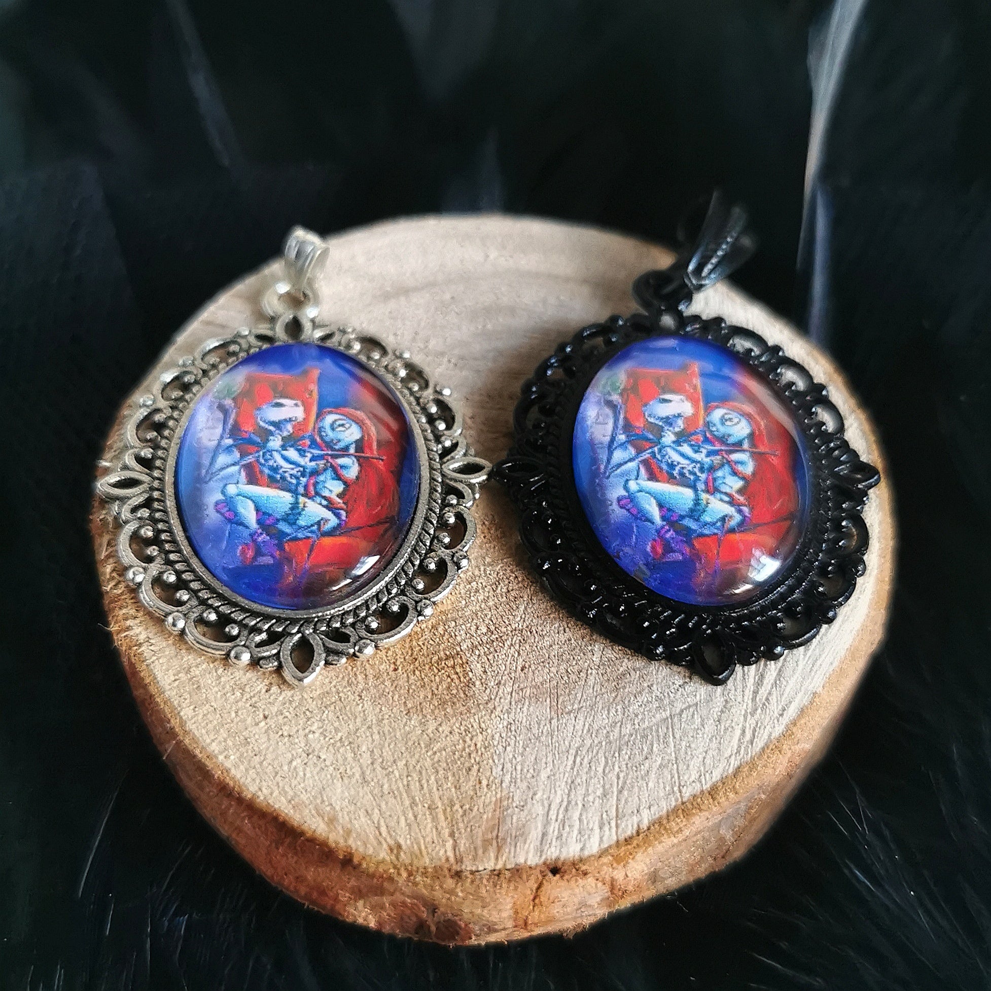 Motivschmuck Jack & Sally Pin Up