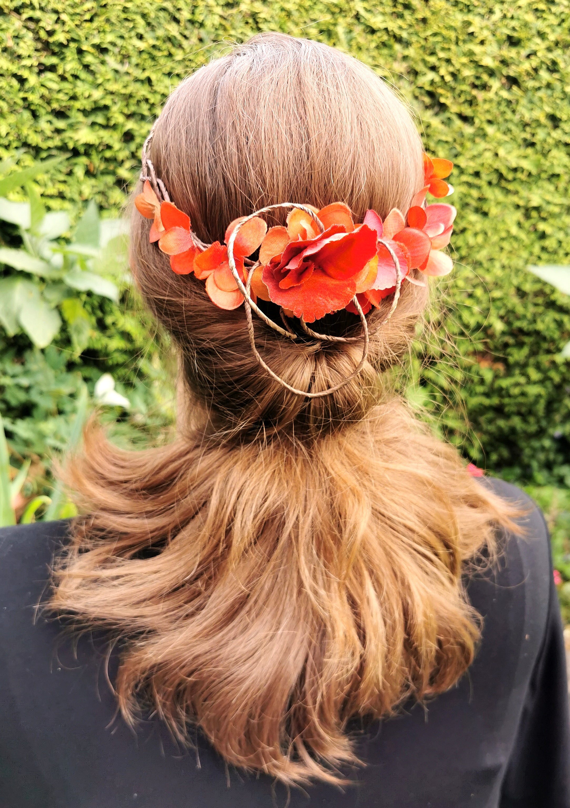 Blumenkranz Jungfer orange