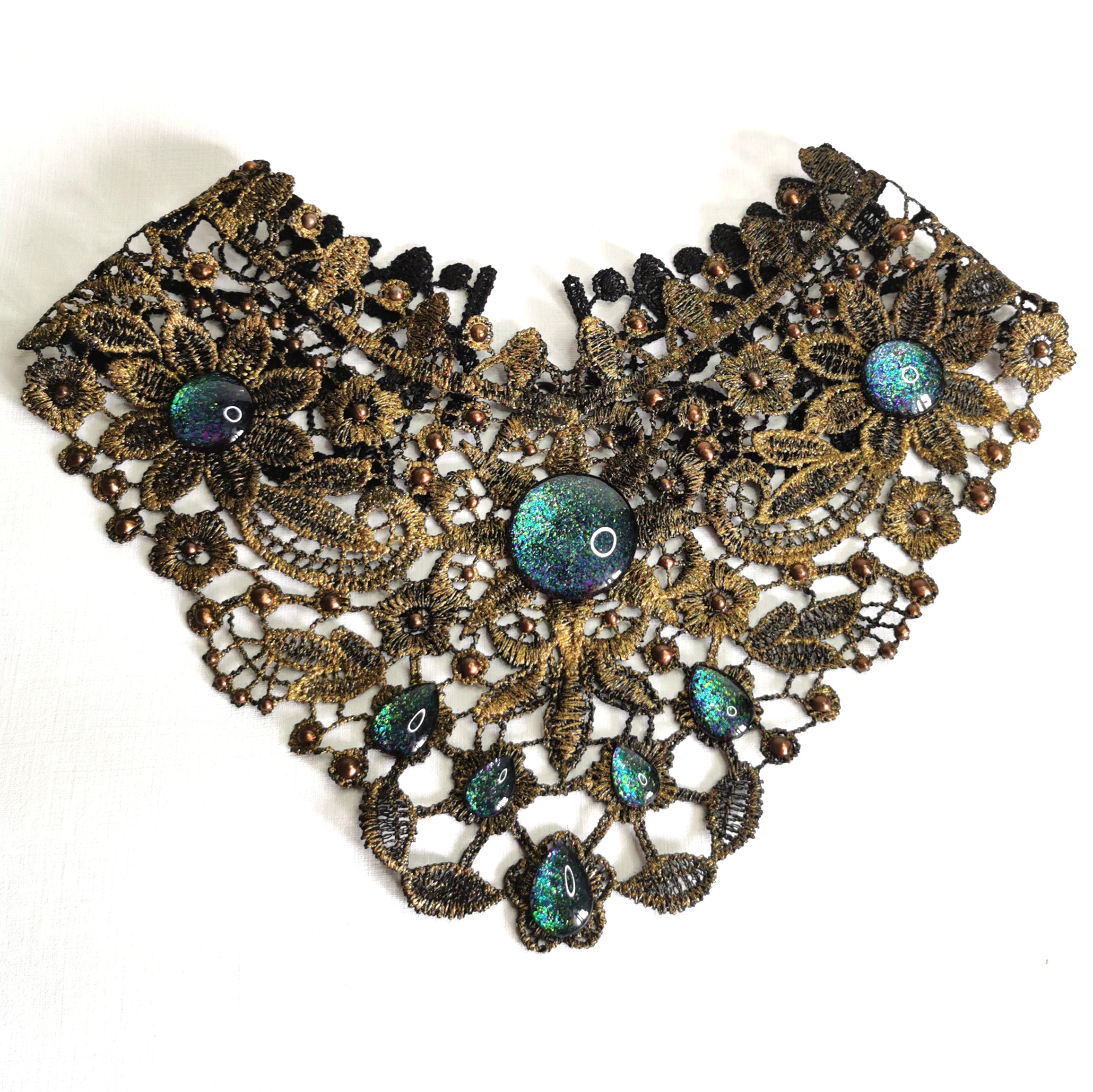 Steampunk Collier Floral