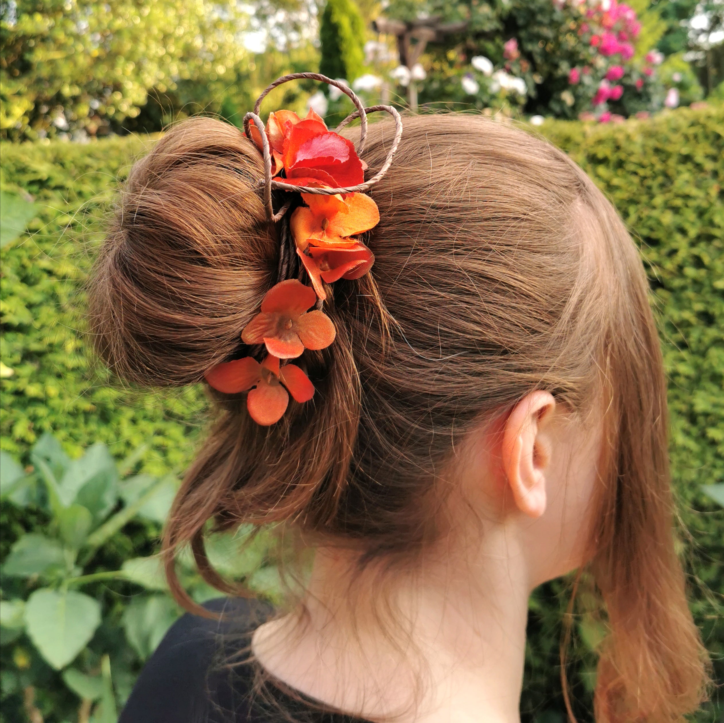 Blumenkranz Jungfer orange