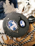 Hirsch Motivschmuck Winter Rehbock Sillhouette