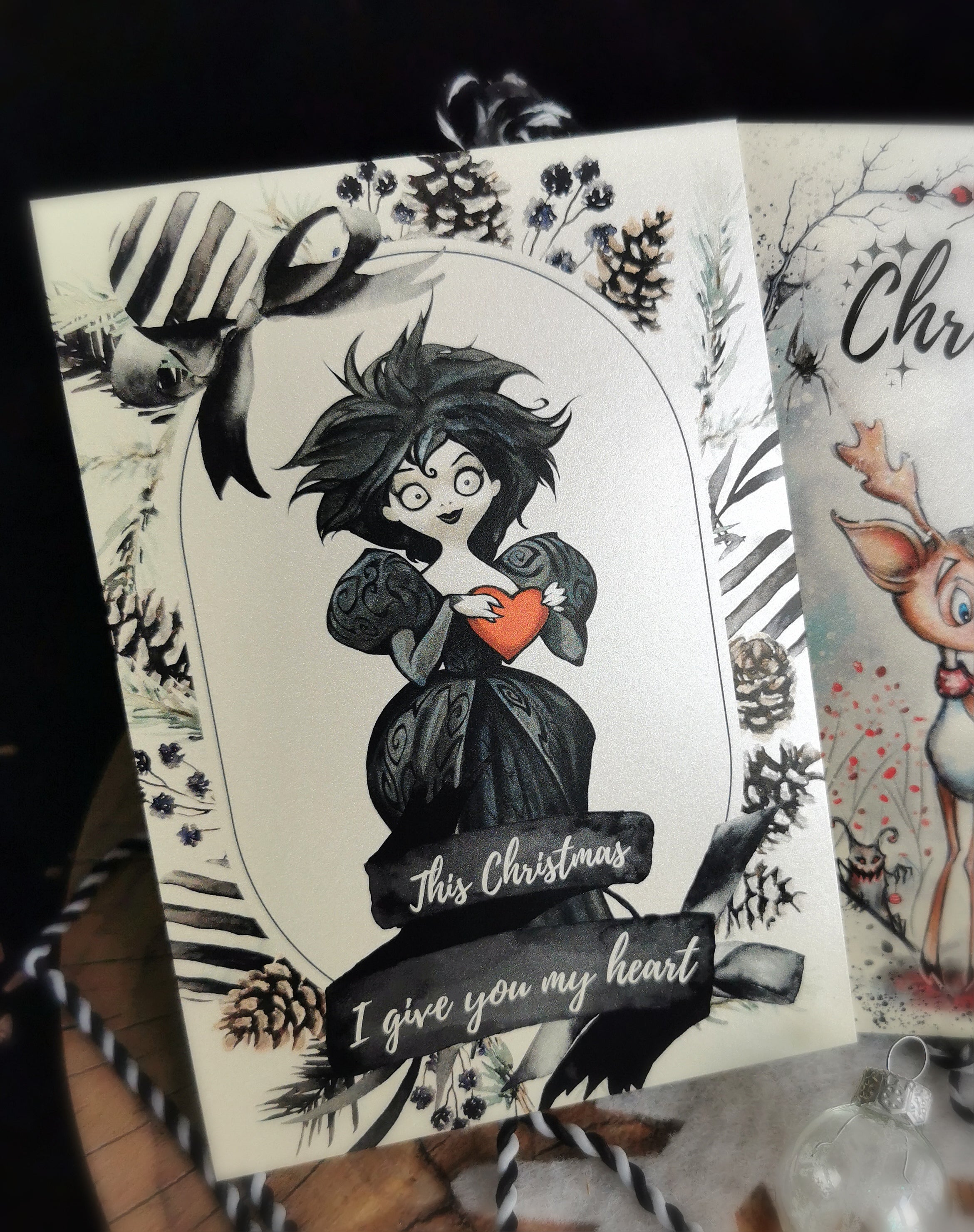 Postkarte Christmas Heart
