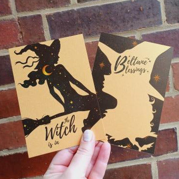 Postkarte The Witch is In