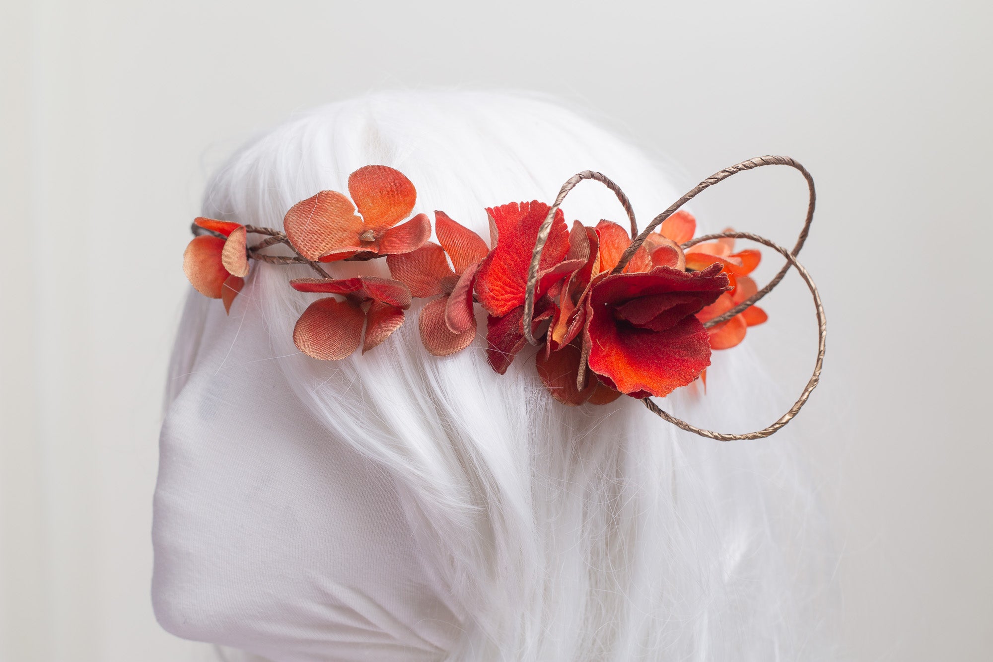 Blumenkranz Jungfer orange