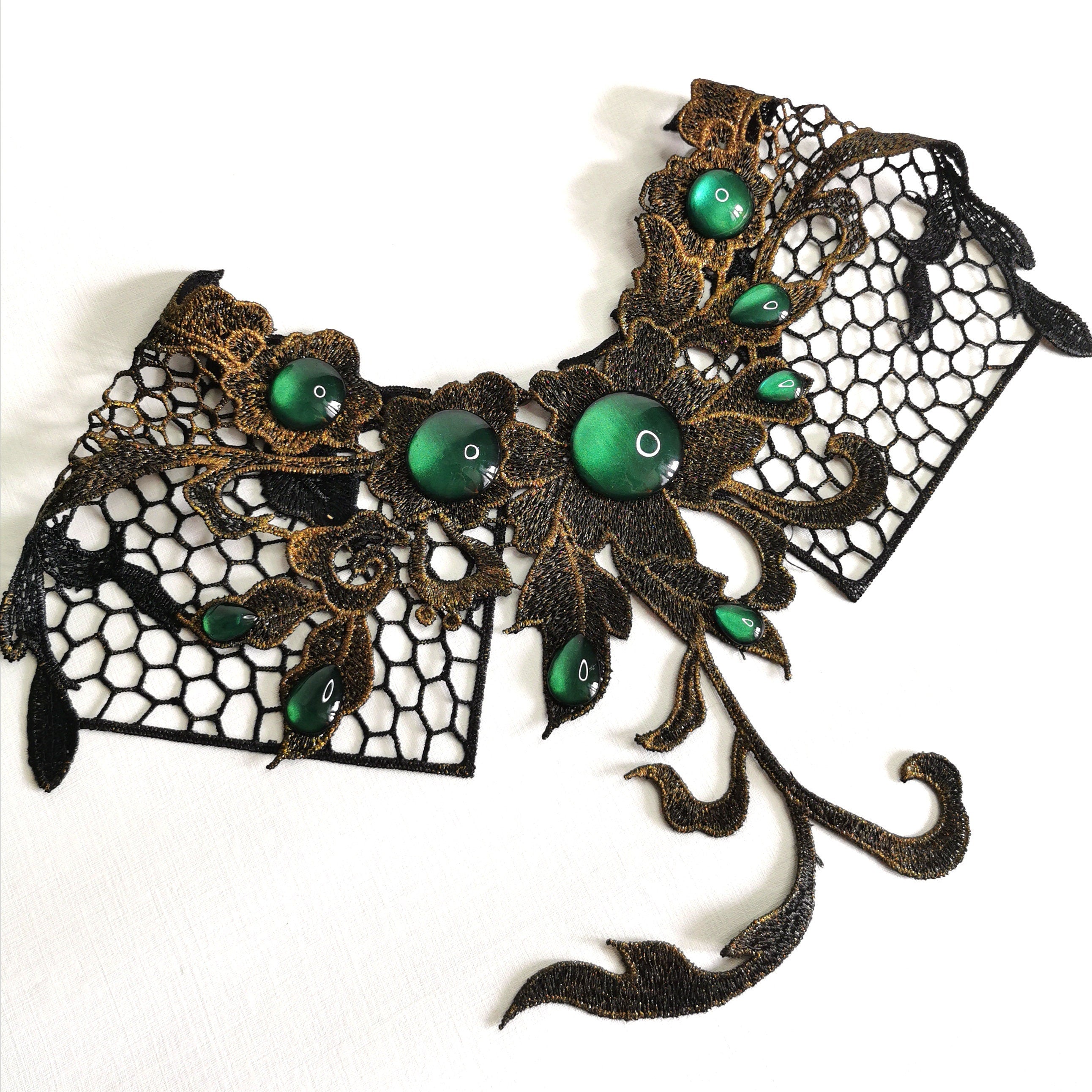 Steampunk Collier Blumenranke