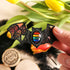 Fledermaus Schmuck Regenbogen