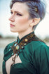 Steampunk Collier Blumenranke